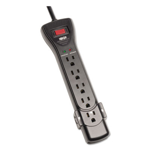 Tripp Lite Protect It  Surge Protector  7 Outlets  7 ft  Cord  2160 Joules  Black (TRPSUPER7B)