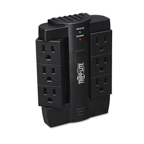 Tripp Lite Protect It  Surge Protector  6 Rotatable Outlets  Direct-Plug In  1500 Joules (TRPSWIVEL6)