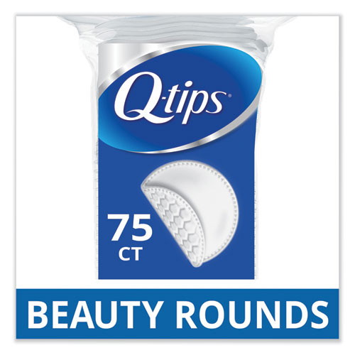 Q-tips Beauty Rounds  75 Pack  24 Packs Carton (UNI46999CT)