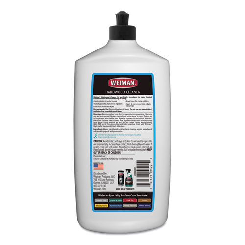 WEIMAN Hardwood Floor Cleaner  32 oz Squeeze Bottle  6 Carton (WMN522)