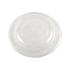 World Centric Fiber Bowl Lids  7 5 x 7 5 x 1  Clear  300 Carton (WORBOLCS24)