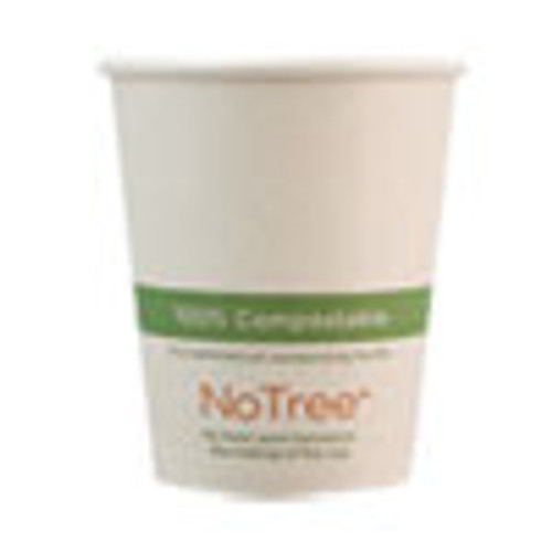 World Centric NoTree Paper Hot Cups  6 oz  Natural  1 000 Carton (WORCUSU6)