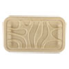 World Centric Fiber Trays  8 3 x 4 9 x 0 7  Natural  500 Carton (WORTRSC17S)