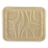 World Centric Fiber Trays  9 1 x 7 1 x 0 7  Natural  500 Carton (WORTRSC4S)