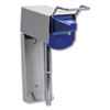 Zep Professional Heavy Duty Hand Care Wall Mount System  1 gal  5  x 4  x 14   Silver Blue (ZPE600101)