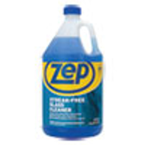 Zep Commercial Streak-Free Glass Cleaner  Pleasant Scent  1 gal Bottle (ZPEZU1120128EA)