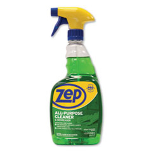 Zep Commercial All-Purpose Cleaner and Degreaser  Fresh Scent  32 oz Spray Bottle  12 Carton (ZPEZUALL32CT)