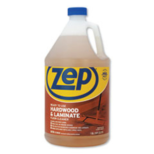 Zep Commercial Hardwood and Laminate Cleaner  Fresh Scent  1 gal  4 Carton (ZPEZUHLF128CT)