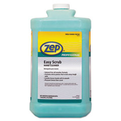 Zep Professional Industrial Hand Cleaner  Easy Scrub  1 gal Bottle with Pump  4 Carton (ZPP1049470)