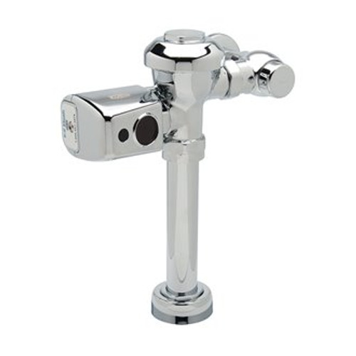 Zurn AquaVantage AV ZER Exposed Sensor Diaphragm Flush Valve with 1.6 gpf and Metal Cover - Polished Chrome