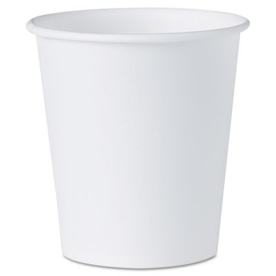 Solo Paper Portion Cups, 4 oz, White, 250/Bag, 20 Bags/Carton