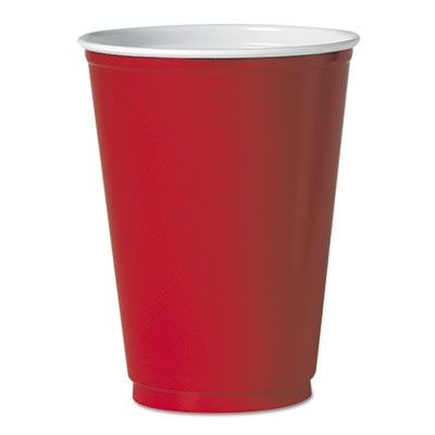 Red Solo Cup Cold Plastic Party Cups 16 Ounce 1000 Cups (20 Sleeves of 50)