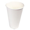 Boardwalk BWKWHT16HCUP 16 oz. Paper Hot Cups - White (20 Cups/Sleeve, 50 Sleeves/Carton)