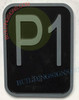 ELEVATOR PARKING 1  Safety Sign- ELEVATOR JAMB PLATE PARKING FLOOR 1  Safety Sign -THE IRON LINE