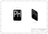ELEVATOR PENTHOUSE FLOOR SIGN- ELEVATOR JAMB PLATE PENTHOUSE SIGN -THE IRON LINE
