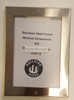 Elevator Permit Safety Frame - Stainless Steel