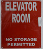 Elevator Room Signage