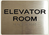 Elevator Room  -Tactile Touch Braille  The Sensation line