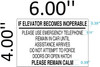 Elevator Sign