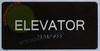 ELEVATOR  Tactile Touch Braille  - The Sensation line