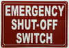 Emergency shut off switch