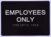 Employees ONLY  Black The Sensation line