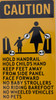 Escalator rule Signage