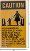 Escalator rule  Safety Sign