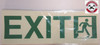 Exit Signage Glow in The Dark
