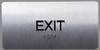 EXIT  Silver-Tactile Touch Braille  - The Sensation line