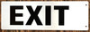 EXIT  Commercial Sign -Two-Sided/Double sided Projecting, Corridor and Hallway  Commercial Sign -The Hallway Line