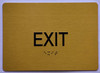 EXIT Signage-Antique Brass Gold The Sensation line