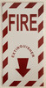 Fire Extinguisher  Safety Sign -