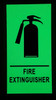 FIRE Extinguisher Sign Heavy Duty/Glow in The Dark"FIRE Extinguisher" Sign Heavy Duty