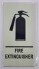 FIRE Extinguisher  Safety Sign Heavy Duty/Glow in The Dark"FIRE Extinguisher"  Safety Sign Heavy Duty
