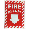 FIRE EXTINGUISHER SIGN SIGN ARROW DOWN SIGN - THE ZEBRA LINE