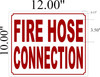 Fire Hose Connection Sign