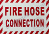 Fire Hose Connection  -Zebra Line