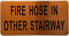 Fire hose in other stairway  - The Gold Mountain Line