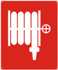 FIRE HOSE SYMBOL  Safety Sign 10x12 Red Reflective !!!