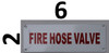 Fire Hose Valve Signage