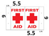 First AID 3D Projection Signage/FIRE Hose Hallway Signage -Les Deux cotes line