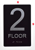 Floor Number Signage -2ND Floor Signage The Sensation line