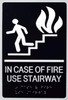 In Case Of Fire Use Stairway--The Sensation Line