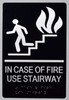 In Case Of Fire Use Stairway--The Sensation Line