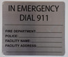 in Emergency dial 911