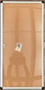Indoor Enclosed Bulletin Board Cabinet - Bulletin Board Lockable Display  Wall Frame