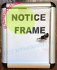 Lockable Notice  Wall Frame