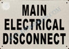 Main Electrical Disconnect  Safety Sign