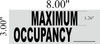 Maximum Occupancy Sign